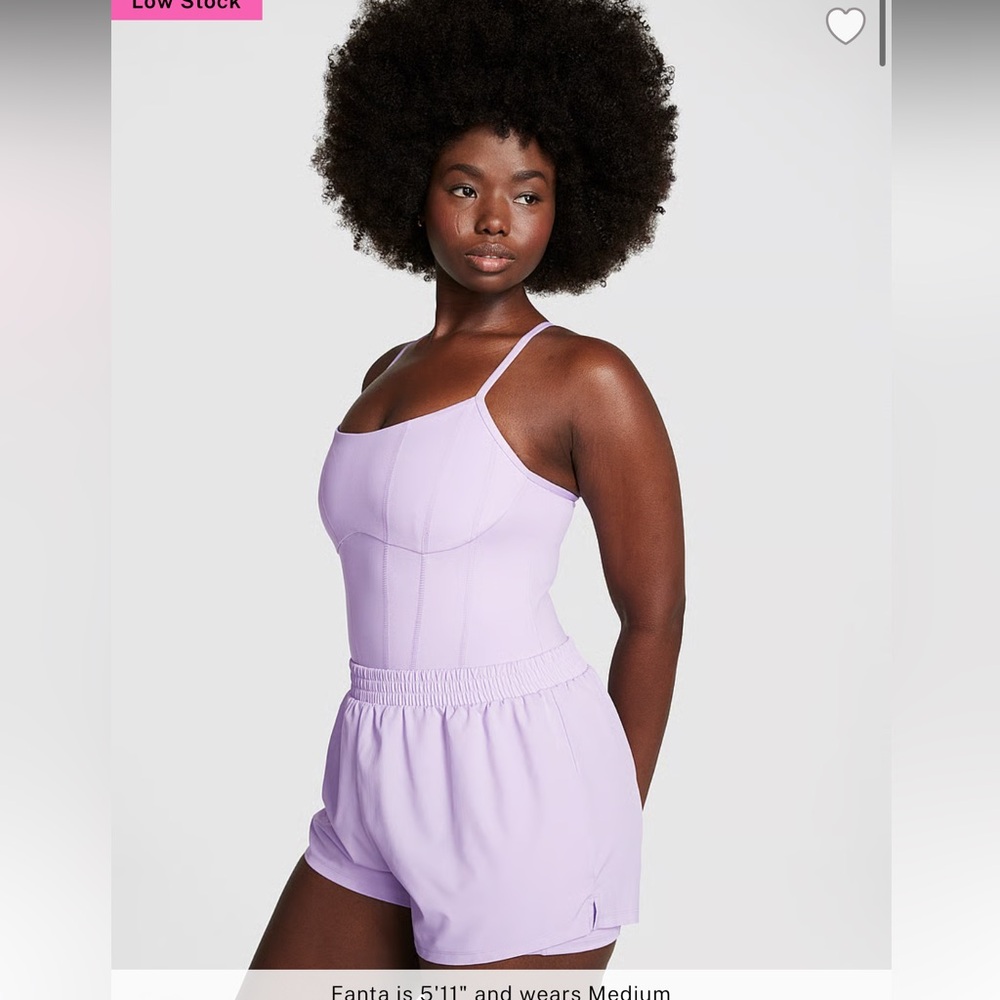 PINK Victoria's Secret Lavender Ultimate Runsie Romper